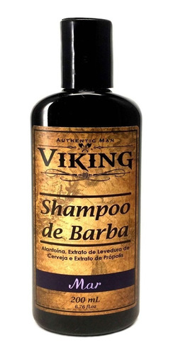 Shampoo Para Barba Limpa E Hidrata Mar Refrescante Viking