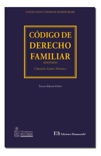 Código De Derecho Familiar 3ª Edición (edición Pocket)
