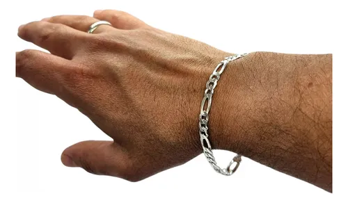 comprar Pulsera Hombre Modelo Cartier Plata Italiana 925