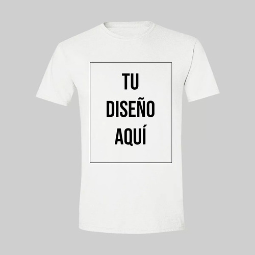 Playera Personalizada Hombre Tu Diseño Aquí