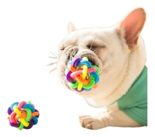 Esfera De 7 Colores Con Cascabel Especial Para Mascotas