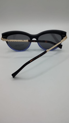 Anteojos Armazón Lentes Clip On Polarizado Ph. Rosset 1087 Turquesa Moteado Marron 003