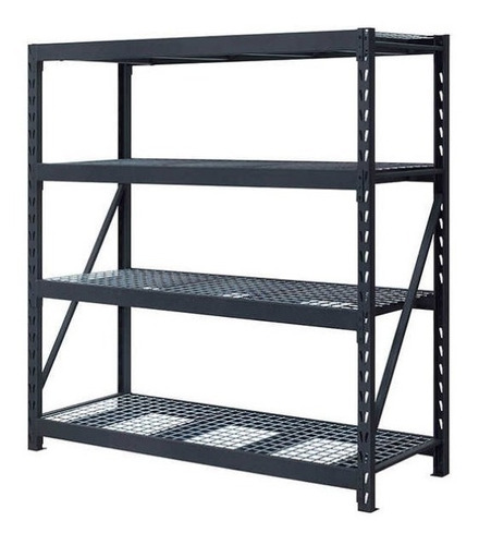 Rack Estante Anaquel Archivero Uso Rudo Industrial Negro