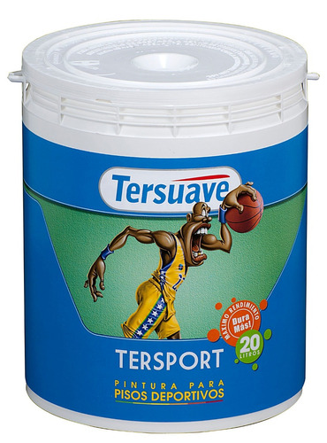 Pisos Deportivo Azul Tersuave 4 Lts