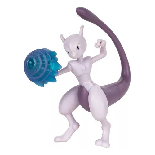 Pokemon Battle Figura De Accion Deluxe Mewtwo Original 10cm 