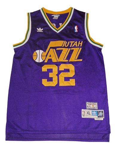 Camiseta De Los Los Utah Jazz Nba adidas #32 Malone 