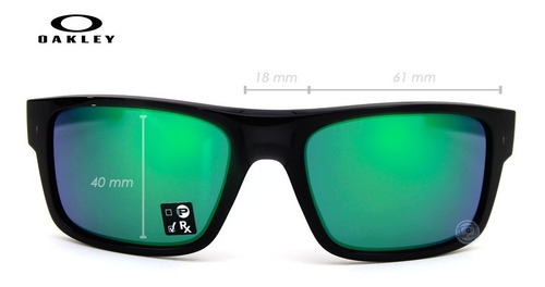 Lentes Oakley Oo9367 04 Drop Point Black Ink Jade Iridium