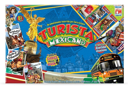 Imagen 2 de 5 de Juego De Mesa Fotorama Turista Mexicano