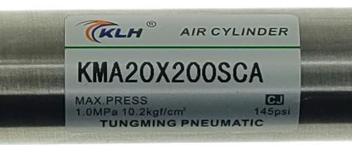 Cilindro Piston Neumático Doble Efecto Klh Kma20x200sca