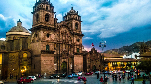Cuadro 60x90cm Paisaje Cusco Peru Ciudades Mundo Turismo M8