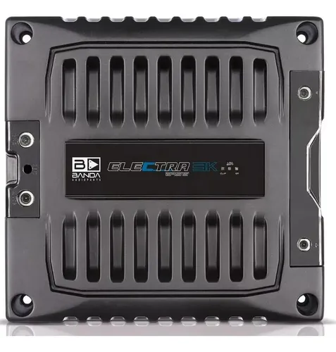 Módulo Amplificador Banda Electra Bass 3K4 3000W 4 Ohms Preto