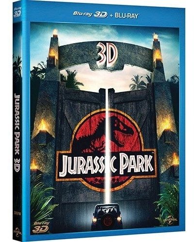 Jurassic Park - Blu-ray Duplo 2D + 3D - Sam Neill - Laura Dern - Spielberg