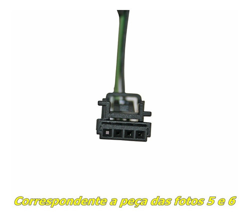 Chicote Plug Botão Comando Pisca Alerta Fiat Bravo