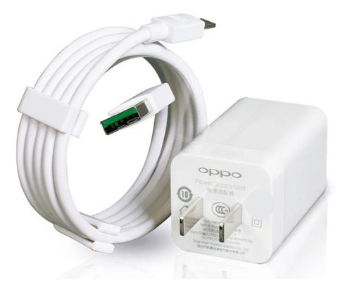 Cargador Oppo 20w Vooc + Cable Tipo C 