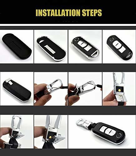 Smart Key Fob Estuche Carcasa Remoto Sin Llave Chaqueta