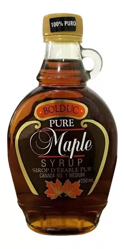 Xarope Bordo Maple Syrup 100% E 15% Nat Panqueca 12x S/juros