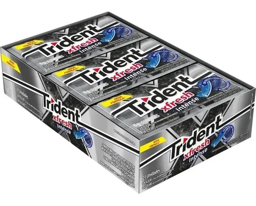 【BounPrem】GMMfanfest2026JP シークレット Caixa 21 Gomas De Mascar Trident Xfresh Intense 168g - Adams