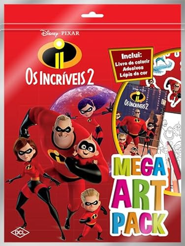 Libro Disney - Mega Art Pack - Os Incriveis 2