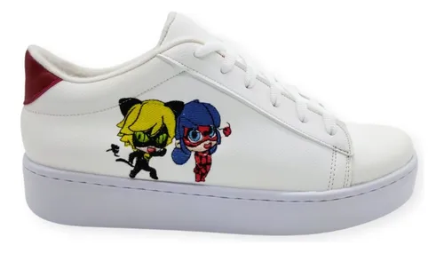 Tenis Casual Lady bug Bordado Chicos Y Grandes Unisex