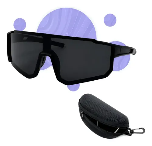 Óculos De Sol Esportivo Espelhado Vôlei Corrida Bike Uv400