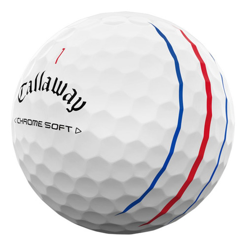 Pelota Golf Callaway Chrome Soft Triple Track - White / Dz. Color Blanco