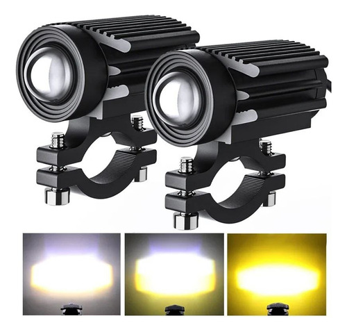 Par Exploradoras Turbo Led Rompe-niebla Moto Carro Strober