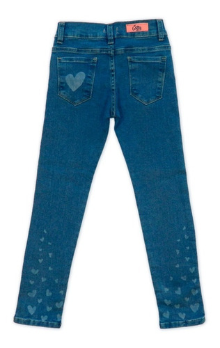 Imagen 2 de 2 de Witty Girls Jean Corazones Pantalon Nena Ropa Niñas