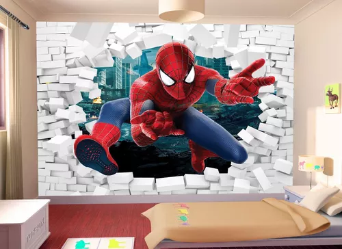 Adesivo para Porta 3D Homem Aranha 4