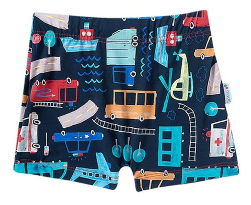 Sungão Bebê Menino Infantil Shorts Tiptop Proteção Solar 50+