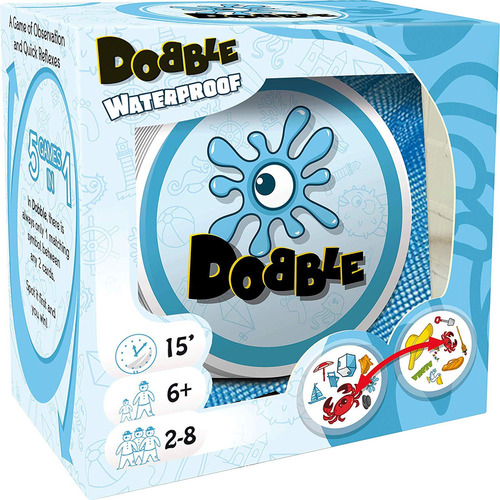 Imagen 1 de 3 de Dobble :waterproof - Juego De Mesa - Juegos Familiares