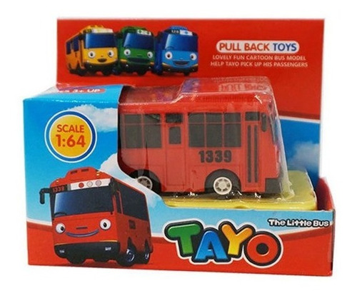 Gani Amigo De Tayo El Pequeño Autobus Rojo A Friccion