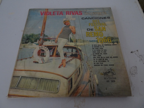 Violeta Rivas - Canciones San Remo 1966 - Vinilo Argentino 