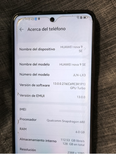 Huawei Nova 9se 