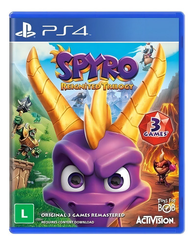 Spyro Reignited Trilogy - Ps4 Físico - Español (Reacondicionado)