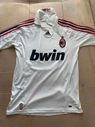 Camisa 2 - Branca - Milan - 2008 - adidas - S/n - Tam. M