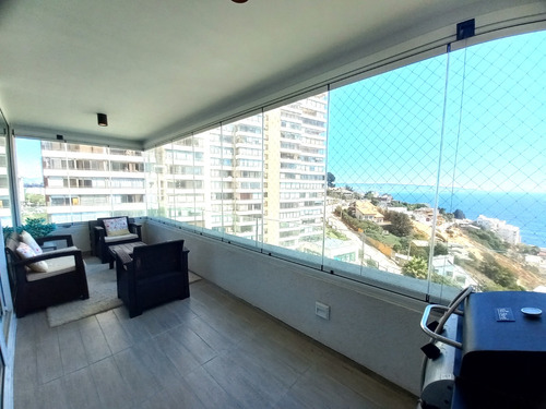 Arriendo Depto Av. Edmundo Eluchans Con Vista Al Mar, Reñaca