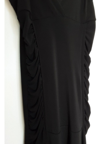 Imagen 4 de 8 de Vestido Ajustado De Lycra Color Negro, Talla S