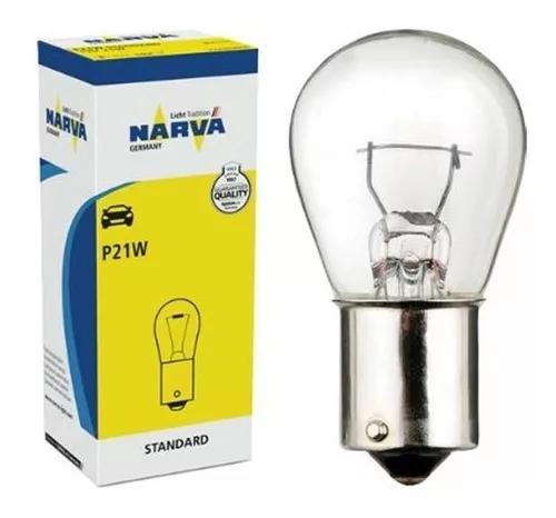 Ampolleta Vehículo Marca Narva, Mod. P21w Standard 12v 21w