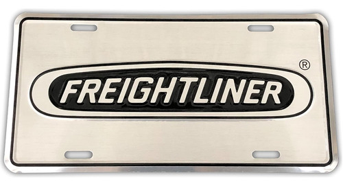 Freightliner Placa De Matrícula En Relieve De Aluminio De Lu