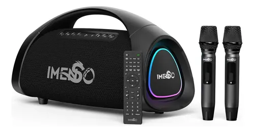 Caixa De Som Imenso X73 200w Rms 30000mah Rgb Ipx6 C/ 2 Mic Cor
