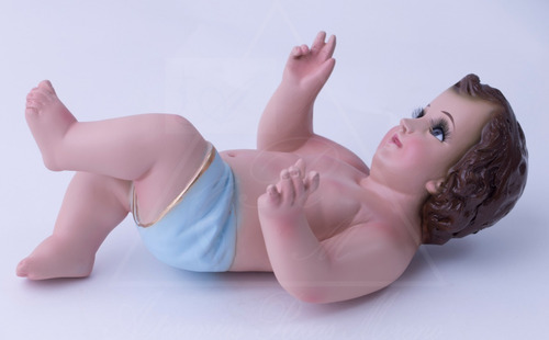 Niño Dios De 35cm Ojo Rayado Artesanías Rosas Moreno