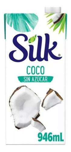 6 Pack Silk Leche De Coco 946 Ml S/azúcar