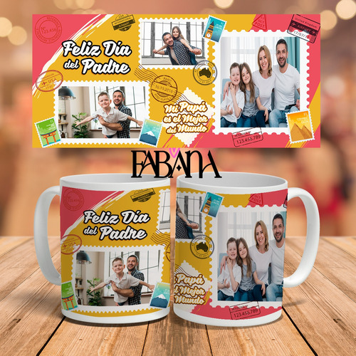 Taza Sublimada Diseño Dia Del Padre Modelo 27