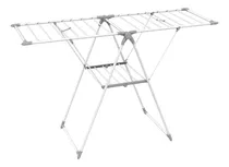 Comprar Tender Ropa Tendedero De Pie Plegable Con Alas Liviano Waggs Color Gris
