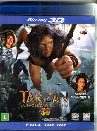 Bluray Tarzan A Evolucao Da Lenda 3d -original-