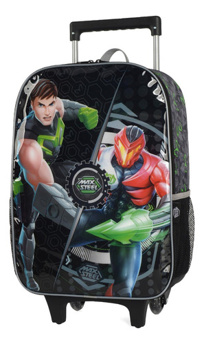 Mochila Escolar De Rodas Max Steel Original