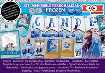 Comprar Kit Imprimible Candy Bar Frozez 2 Personalizado