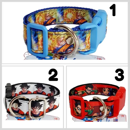 Collar Perro Grande O Peque o Dragon Ball J venes Titanes