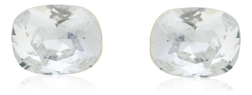 Aros De Plata Esterlina 925 Boton Circon