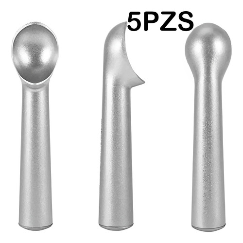 5 Pack De Cuchara Para Helado Acero Inoxidable Antiadherente